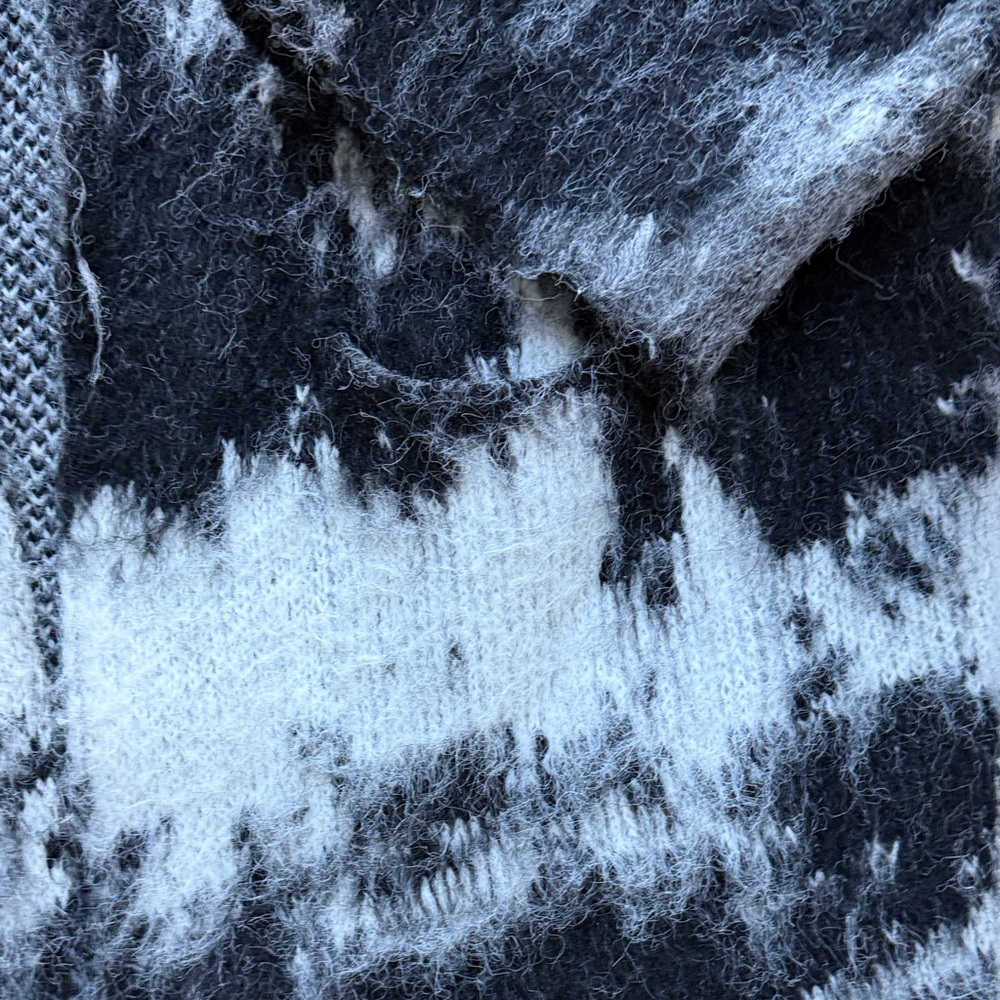 Zara Black and Gray Cardigan Sweater - Picture 3 of 5